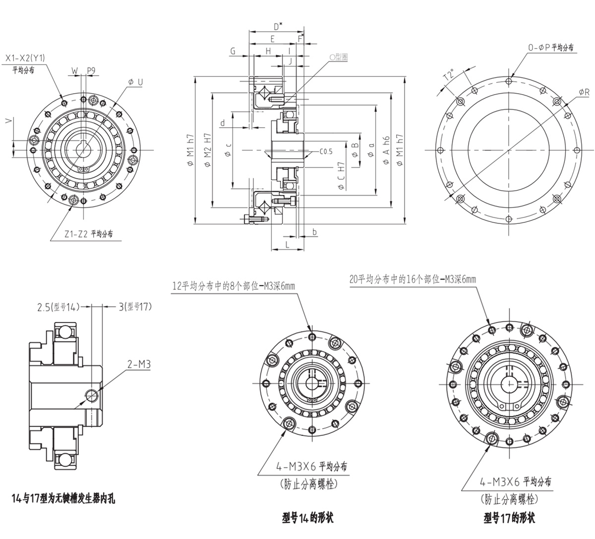 FHT-II諧波減速器模型
