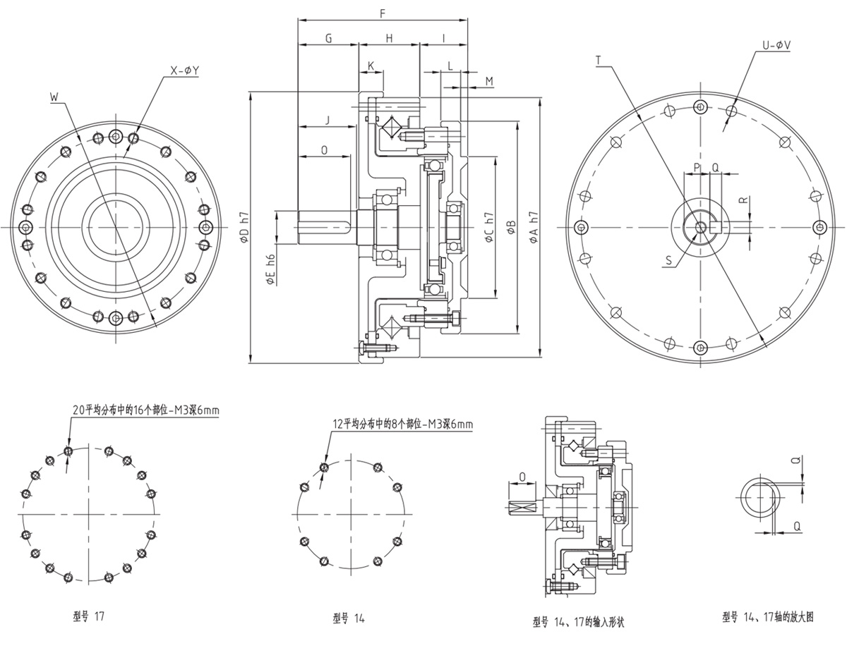 FHT-IV諧波減速器模型